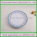 round melamine plastic plate / dish